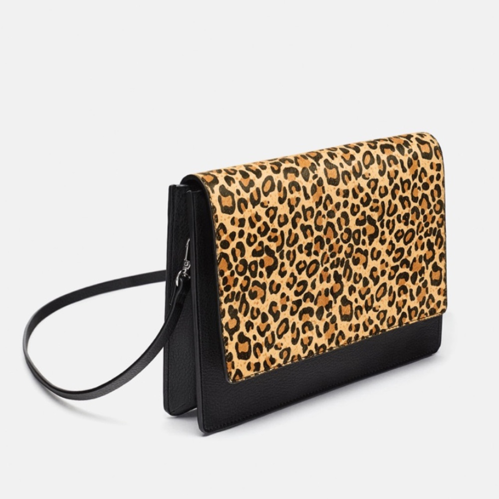 NWT • Zara • Printed Crossbody Bag